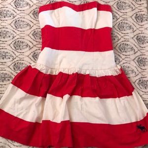 Abercrombie mini dress with smocked detail